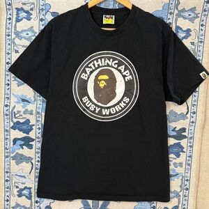 A BATHING APE Busy Works BAPE Mens Classic Tee Large